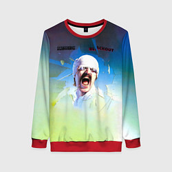 Свитшот женский Blackout - Scorpions, цвет: 3D-красный