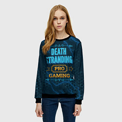 Свитшот женский Игра Death Stranding: PRO Gaming, цвет: 3D-черный — фото 2