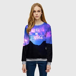 Свитшот женский Life Is Strange - абстракция, цвет: 3D-меланж — фото 2