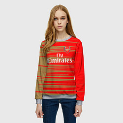 Свитшот женский Arsenal fly emirates, цвет: 3D-меланж — фото 2