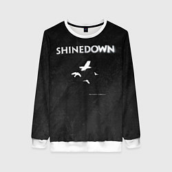 Свитшот женский The Sound of Madness Shinedown, цвет: 3D-белый