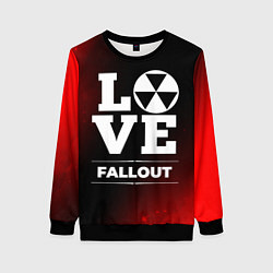 Свитшот женский Fallout Love Классика, цвет: 3D-черный