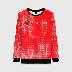 Свитшот женский Ac milan абстракция, цвет: 3D-черный