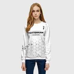 Свитшот женский Tottenham Champions Униформа, цвет: 3D-белый — фото 2