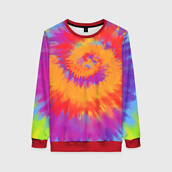 Женский свитшот Тай дай в радуге