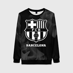 Свитшот женский Barcelona Sport на темном фоне, цвет: 3D-черный
