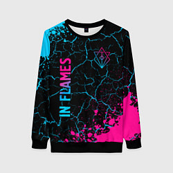 Женский свитшот In Flames Neon Gradient