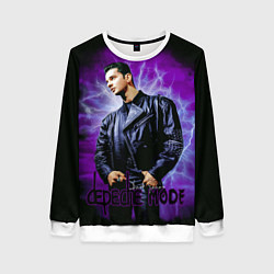 Свитшот женский Depeche Mode - Dave Gahan, цвет: 3D-белый