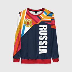 Женский свитшот RUSSIA - RETRO COLORS