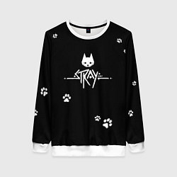 Свитшот женский Stray, цвет: 3D-белый