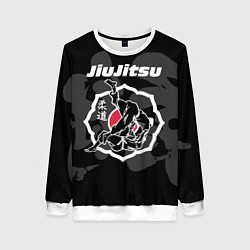 Женский свитшот Jiu-jitsu throw logo