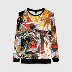 Женский свитшот Граффити - комикс