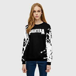 Свитшот женский Pantera краска, цвет: 3D-черный — фото 2