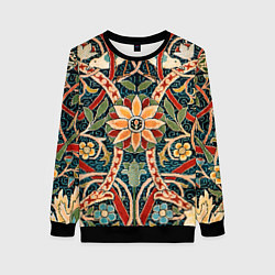 Женский свитшот Ковер с птицами