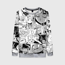 Женский свитшот Да я паук и что с того pattern