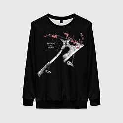 Свитшот женский Empathy - is not weak, цвет: 3D-черный