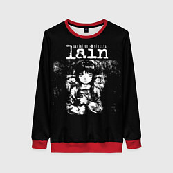 Свитшот женский Serial Experiments Lain, цвет: 3D-красный