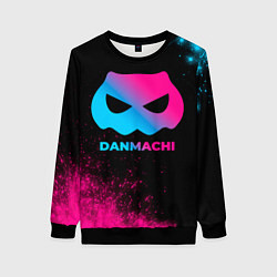 Женский свитшот DanMachi - neon gradient