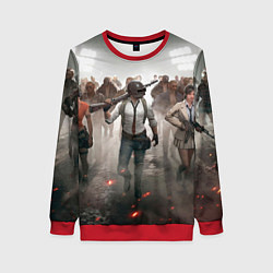 Свитшот женский ПAБГ, цвет: 3D-красный