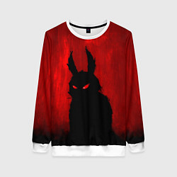Свитшот женский Evil Rabbit, цвет: 3D-белый