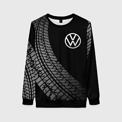 Женский свитшот Volkswagen tire tracks