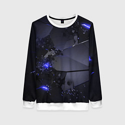 Женский свитшот Неоновые плиты, взрыв