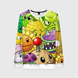 Женский свитшот Растения против зомби