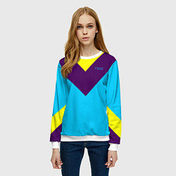 Свитшот женский FIRM как в 80х, цвет: 3D-белый — фото 2