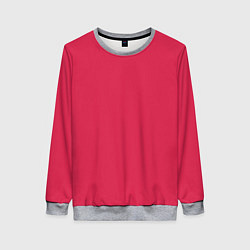 Женский свитшот Viva magenta pantone textile cotton