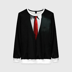 Свитшот женский Hitman, цвет: 3D-белый