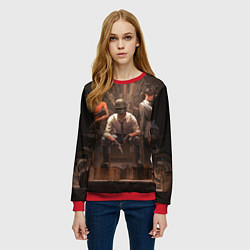 Свитшот женский PUBG игра, цвет: 3D-красный — фото 2