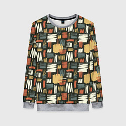 Женский свитшот Узор штрихованный