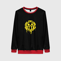 Свитшот женский Пираты Сердца - Трафальгар ло One Piece, цвет: 3D-красный