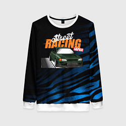 Свитшот женский Street Racing Japan, цвет: 3D-белый