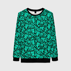 Женский свитшот Colorful floral pattern