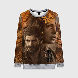 Свитшот женский Джоэл и Элли - The Last of Us, цвет: 3D-меланж