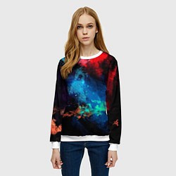 Свитшот женский Цветовая палитра, цвет: 3D-белый — фото 2