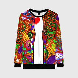 Свитшот женский Одежда Тэхена, цвет: 3D-черный