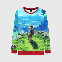 Свитшот женский Link, цвет: 3D-красный