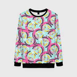 Женский свитшот Круговой паттерн