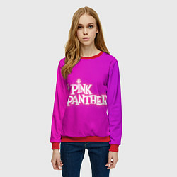 Свитшот женский Pink panther, цвет: 3D-красный — фото 2