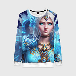Свитшот женский Crystal Maiden Dota, цвет: 3D-белый