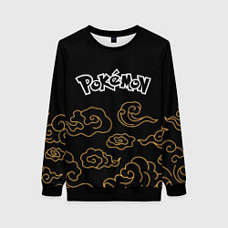 Женский свитшот Pokemon anime clouds