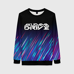Свитшот женский Akudama Drive stream, цвет: 3D-черный
