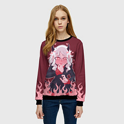 Свитшот женский Красотка Модеус, цвет: 3D-черный — фото 2