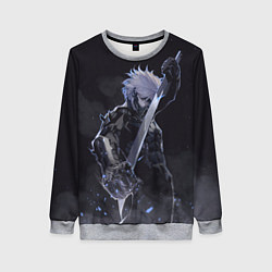 Свитшот женский Metal Gear Rising - В дыму, цвет: 3D-меланж