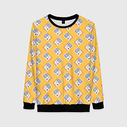 Женский свитшот Белая консоль Геймбой