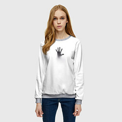 Свитшот женский Они всегда со мной, цвет: 3D-меланж — фото 2