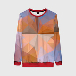 Свитшот женский Текстурный пак, цвет: 3D-красный