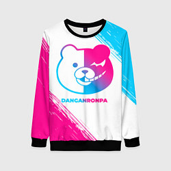 Свитшот женский Danganronpa neon gradient style, цвет: 3D-черный